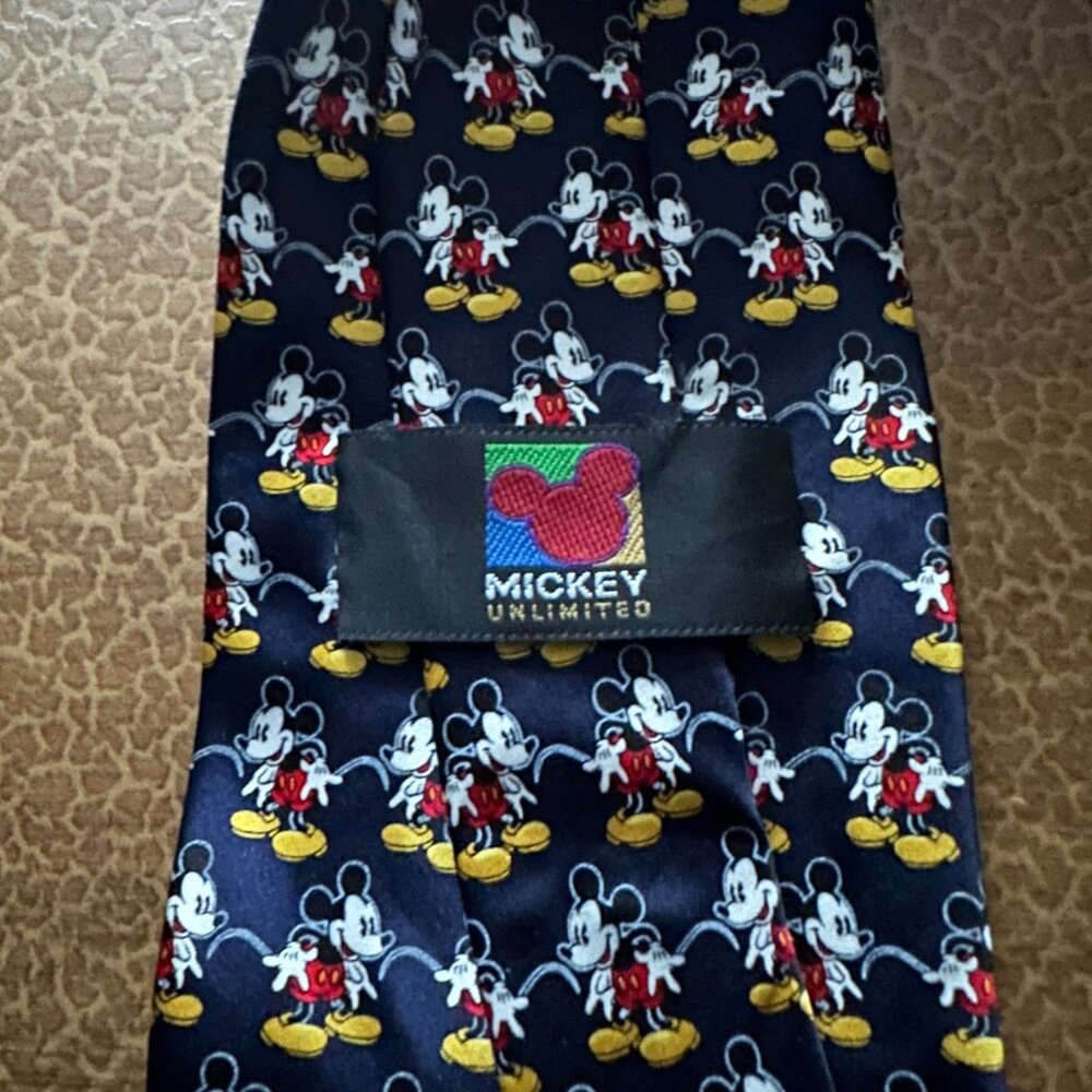 Mickey Unlimited Disney Tie - 100% Silk